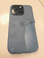 CS2372/2026  I PHONE APPLE CON COPERTINA AZZURRA